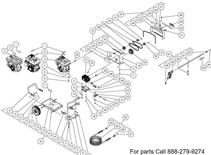 MITM JCW-1504-0MRB pressure washer parts and manual